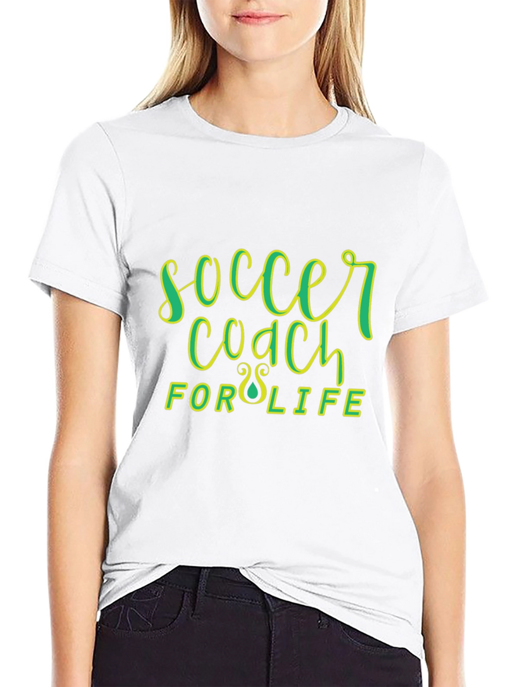 Soccer Coach for Life Black T-Shirt
