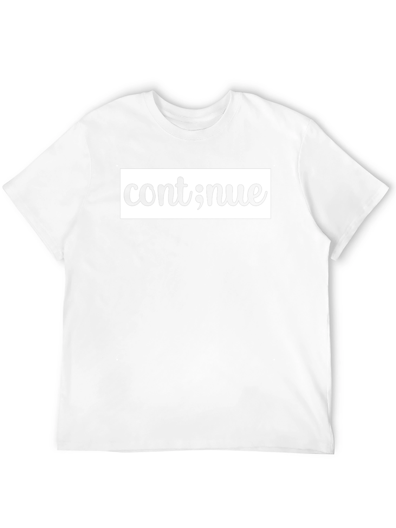 Continue Black Graphic Tee