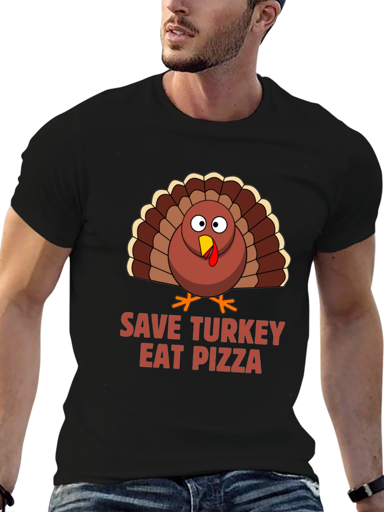 Save Turkey Eat Pizza T-Shirt
