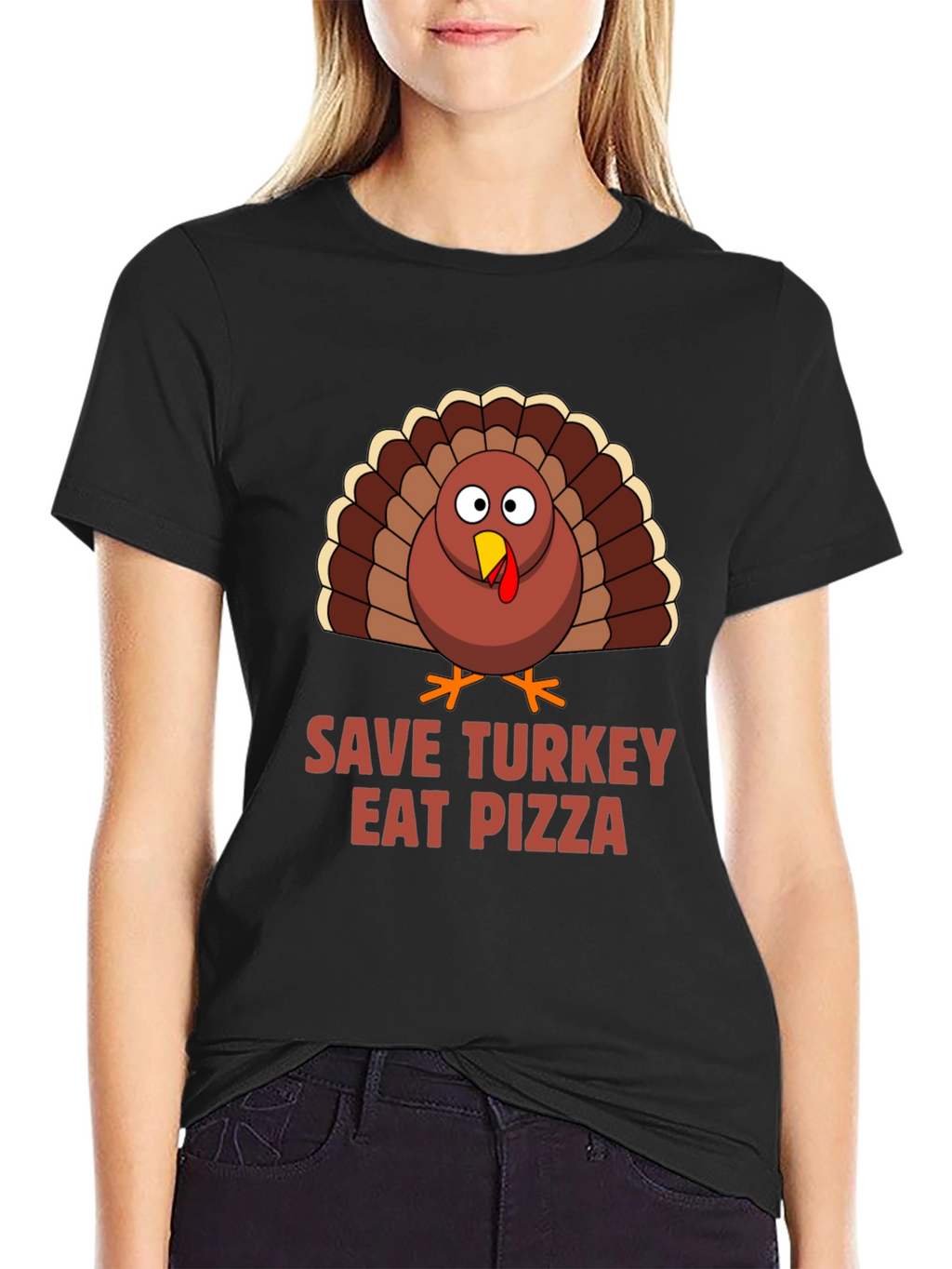 Save Turkey Eat Pizza T-Shirt