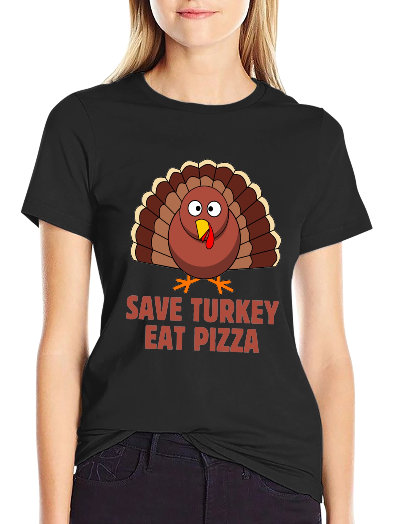 Save Turkey Eat Pizza T-Shirt
