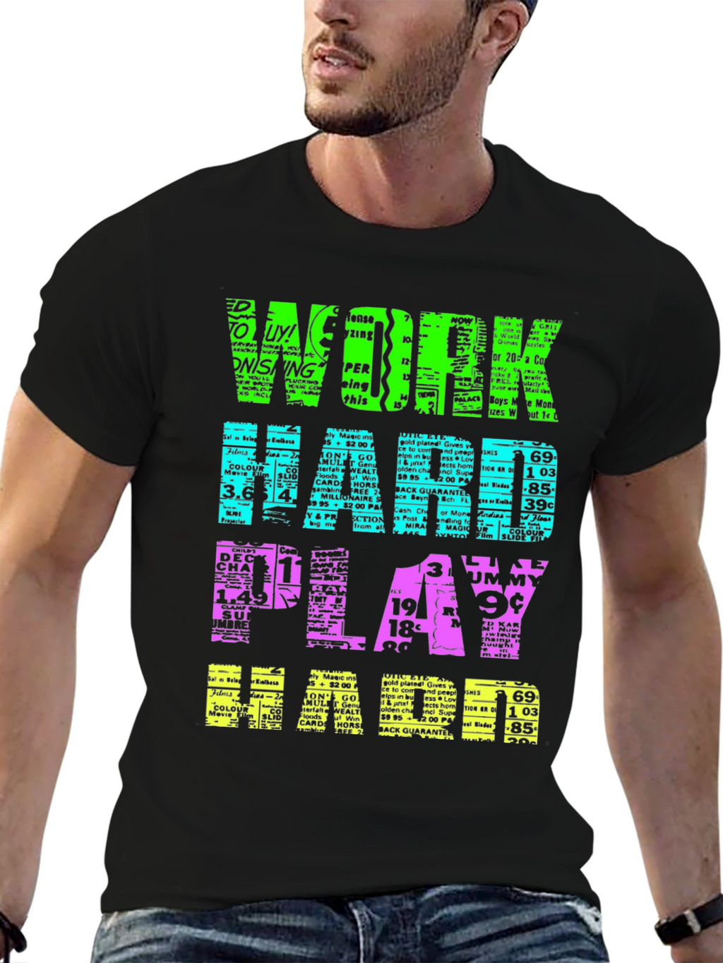 Work Hard Play Hard Graphic Tee