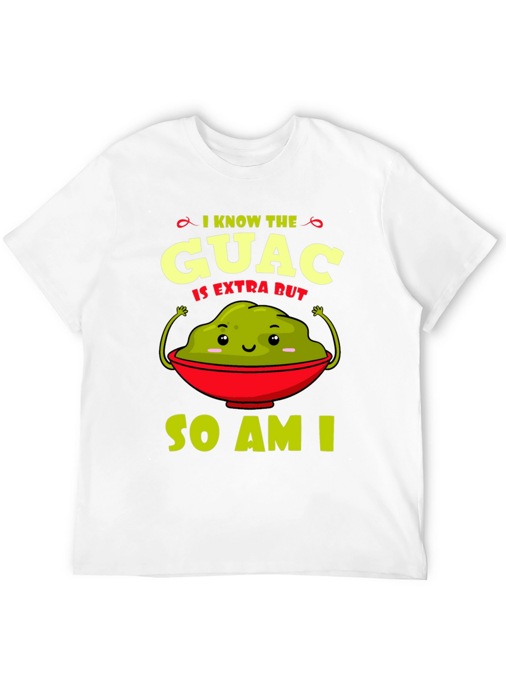 Guac Is Extra Graphic Tee - Funny Avocado T-Shirt