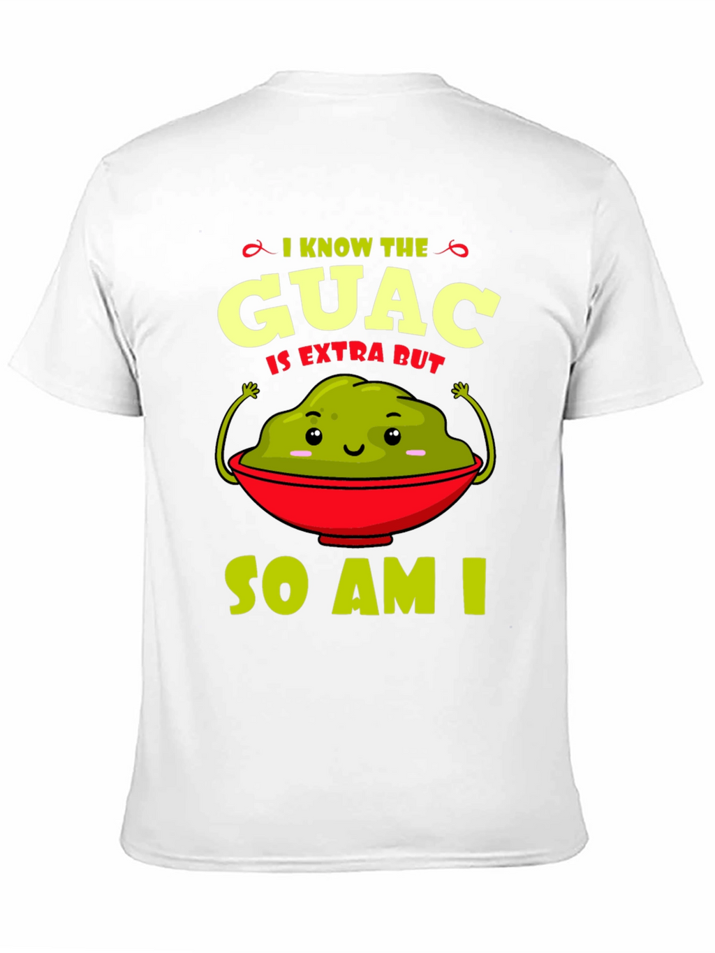 Guac Is Extra Graphic Tee - Funny Avocado T-Shirt