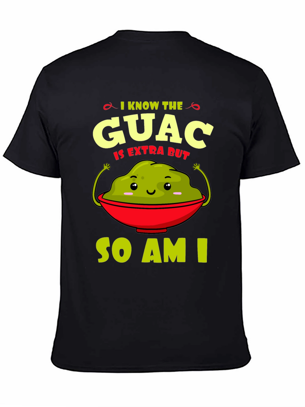 Guac Is Extra Graphic Tee - Funny Avocado T-Shirt