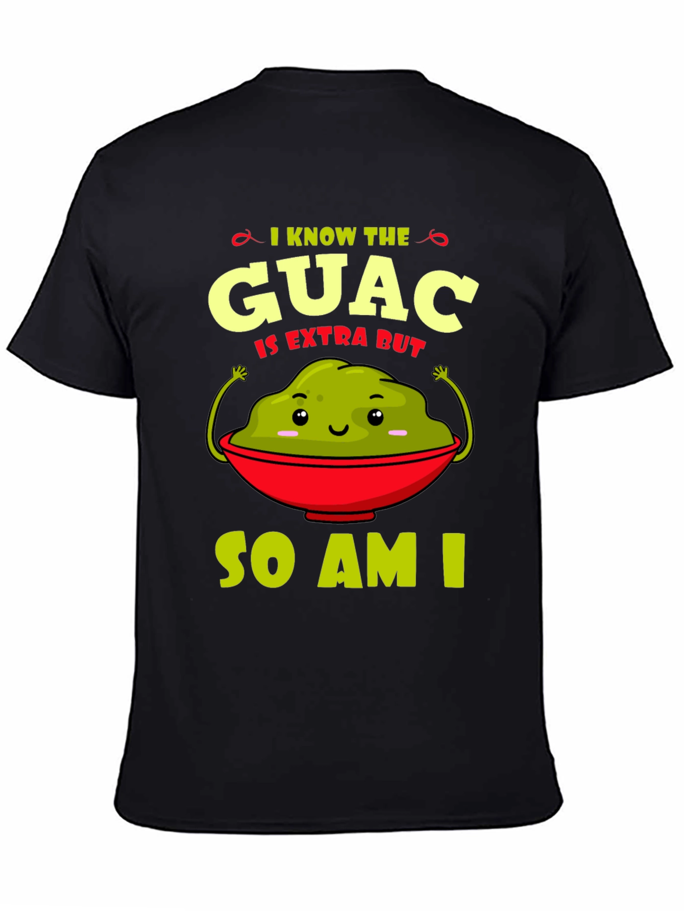 Guac Is Extra Graphic Tee - Funny Avocado T-Shirt