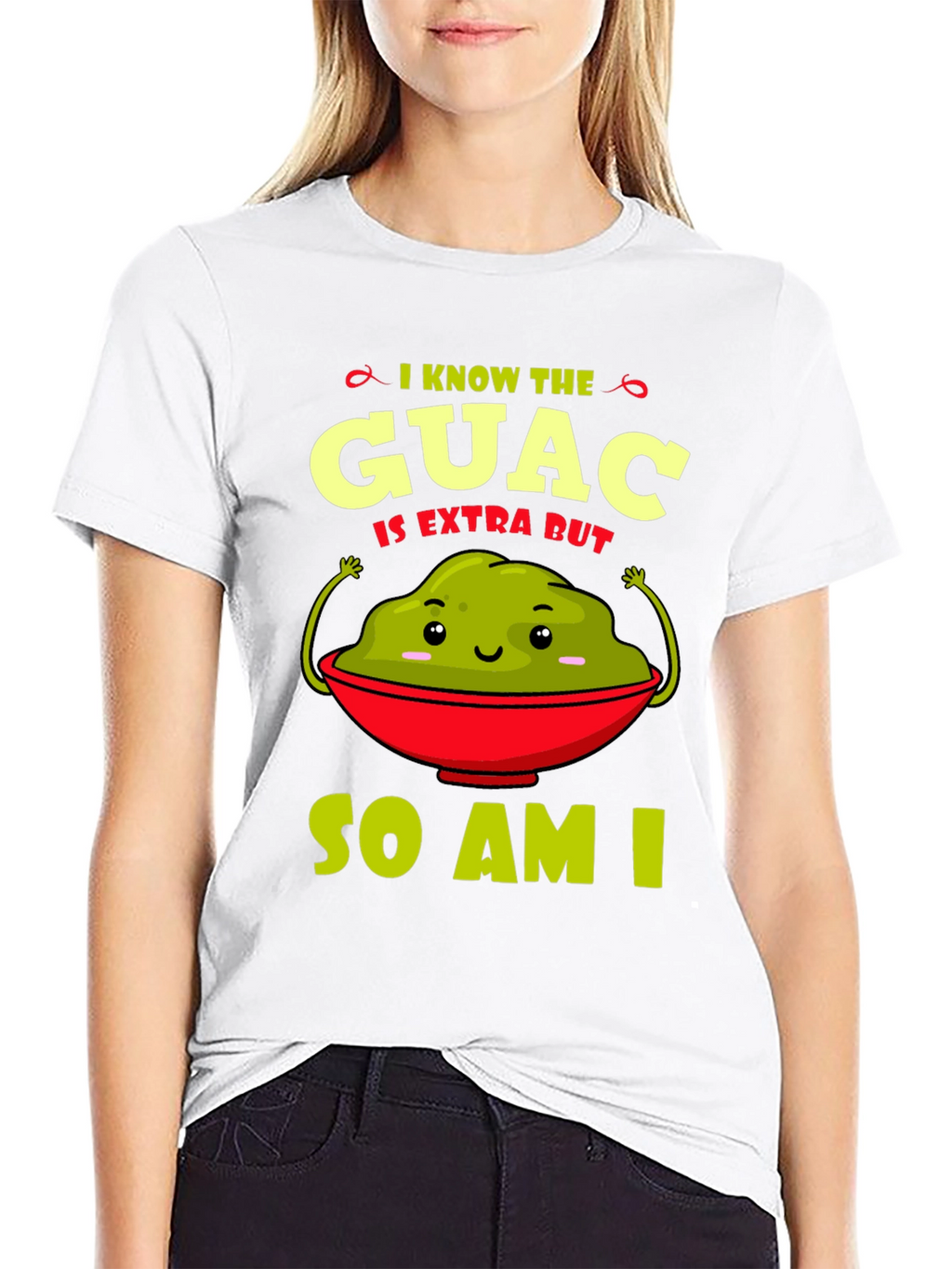 Guac Is Extra Graphic Tee - Funny Avocado T-Shirt