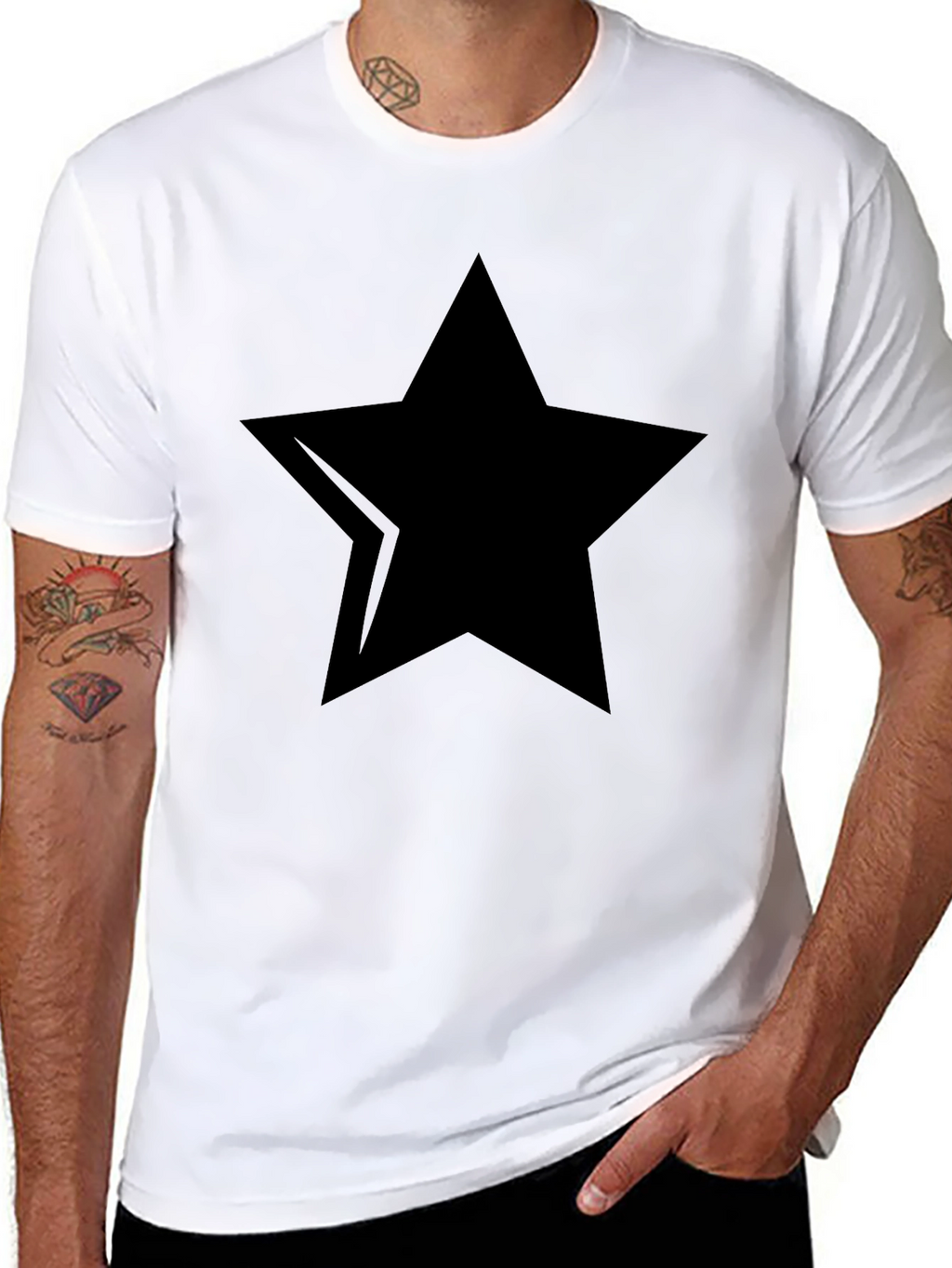 Black Star Graphic T-Shirt