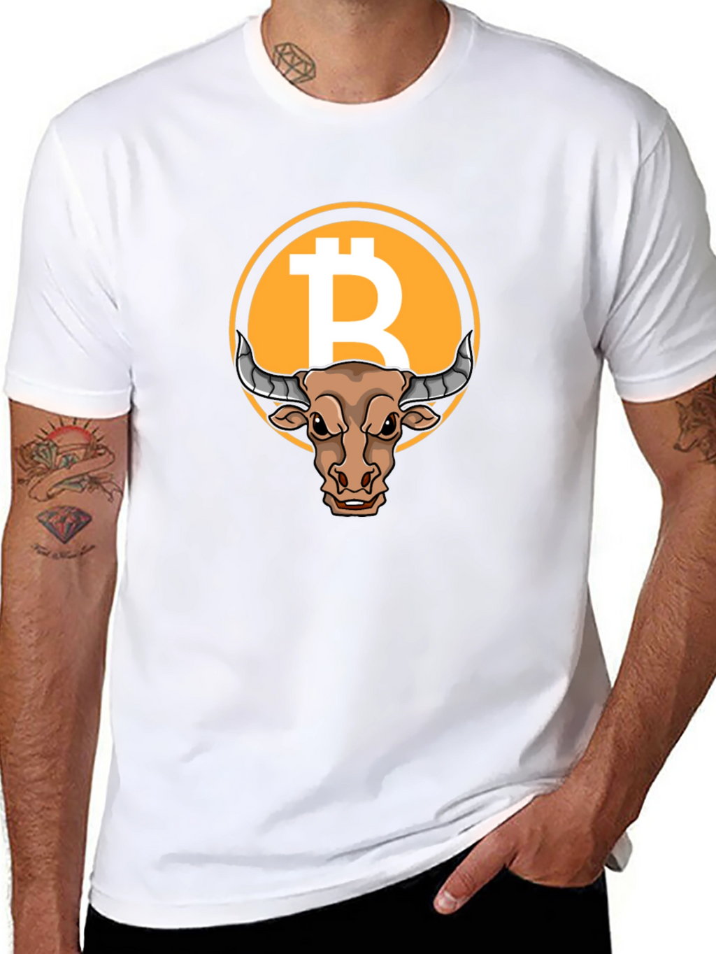Bitcoin Bull T-Shirt - Crypto Investor Tee