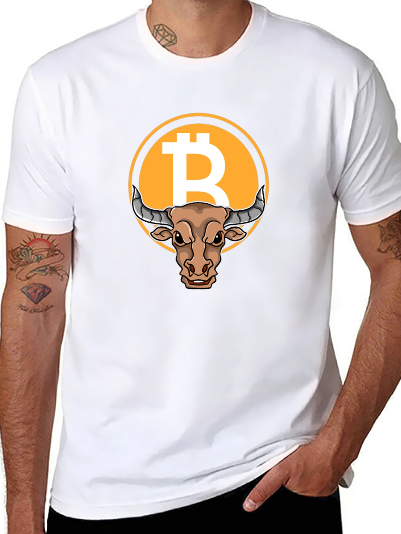 Bitcoin Bull T-Shirt - Crypto Investor Tee