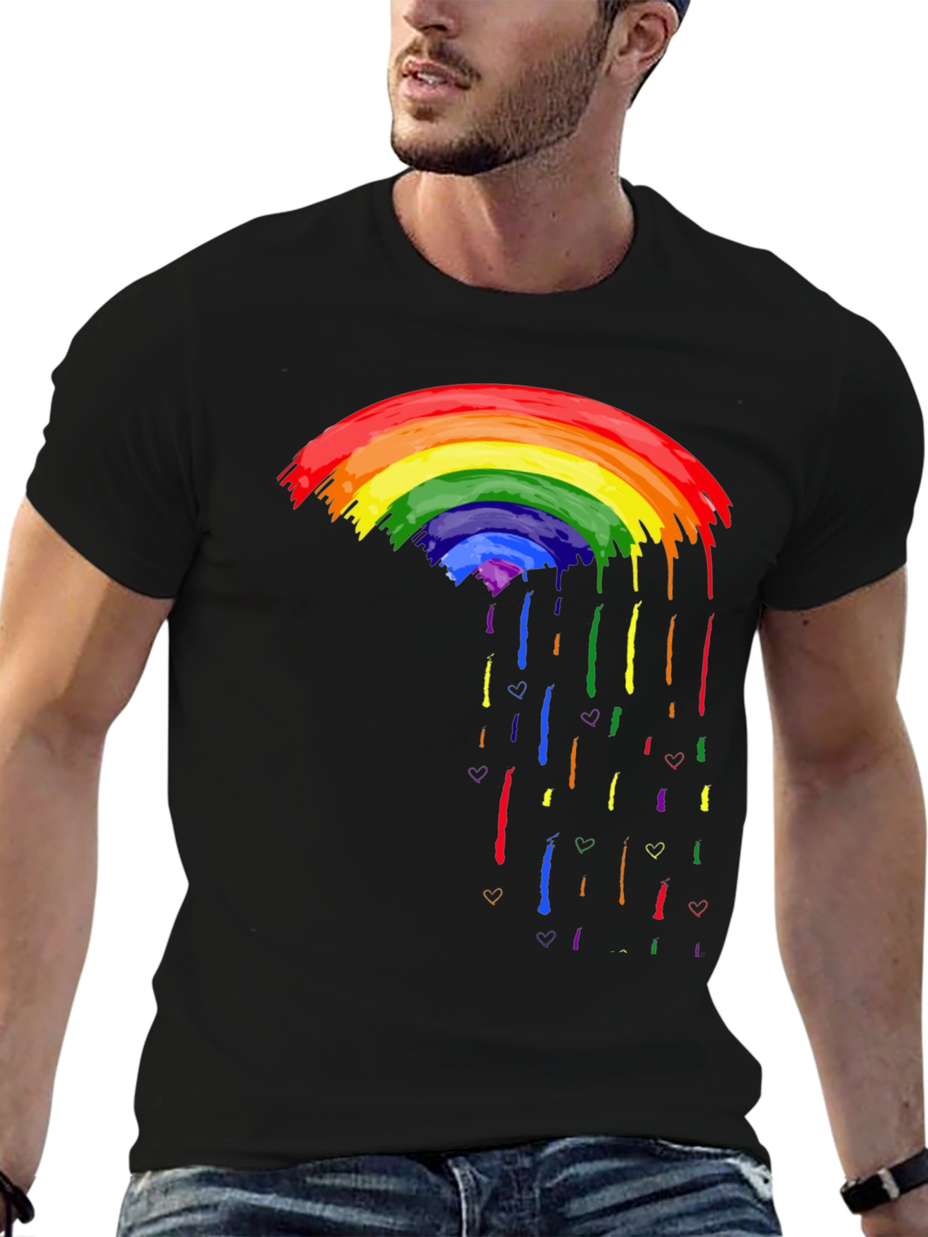 Rainbow Drip T-Shirt: Pride Style
