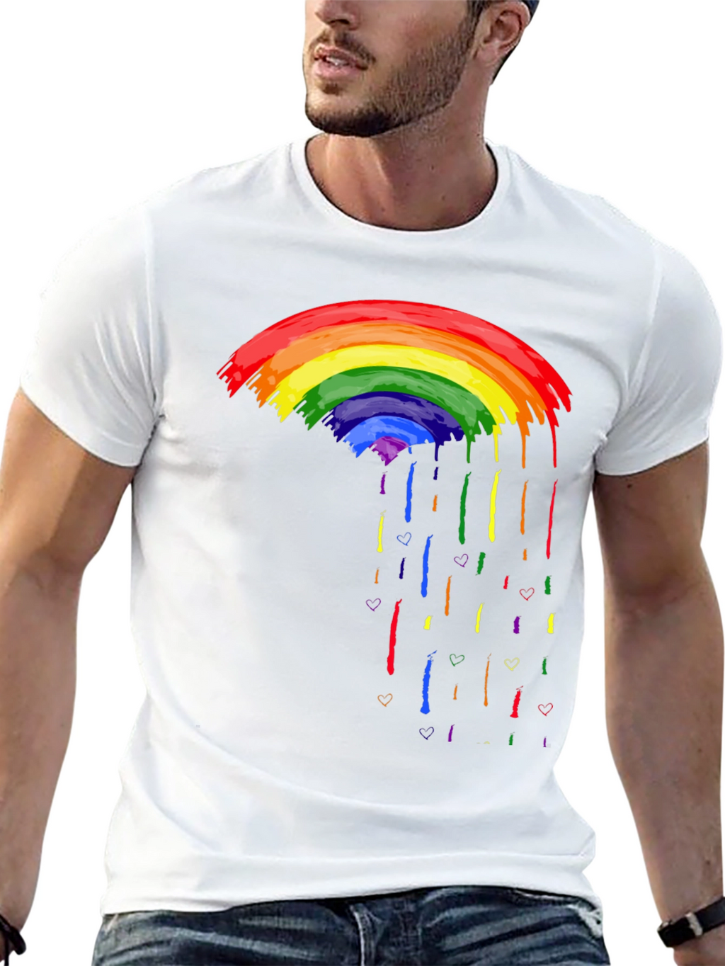 Rainbow Drip T-Shirt: Pride Style