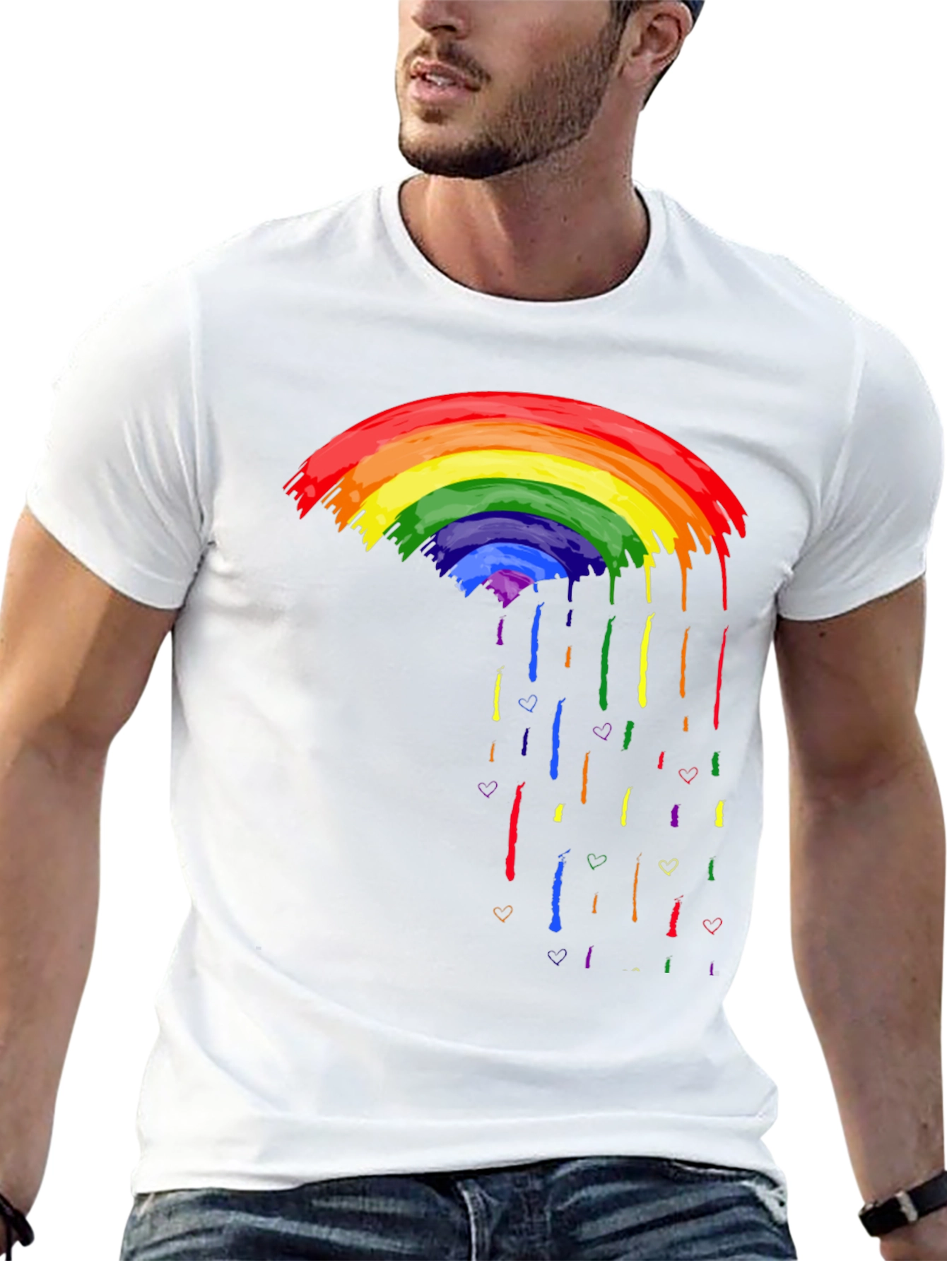 Rainbow Drip T-Shirt: Pride Style
