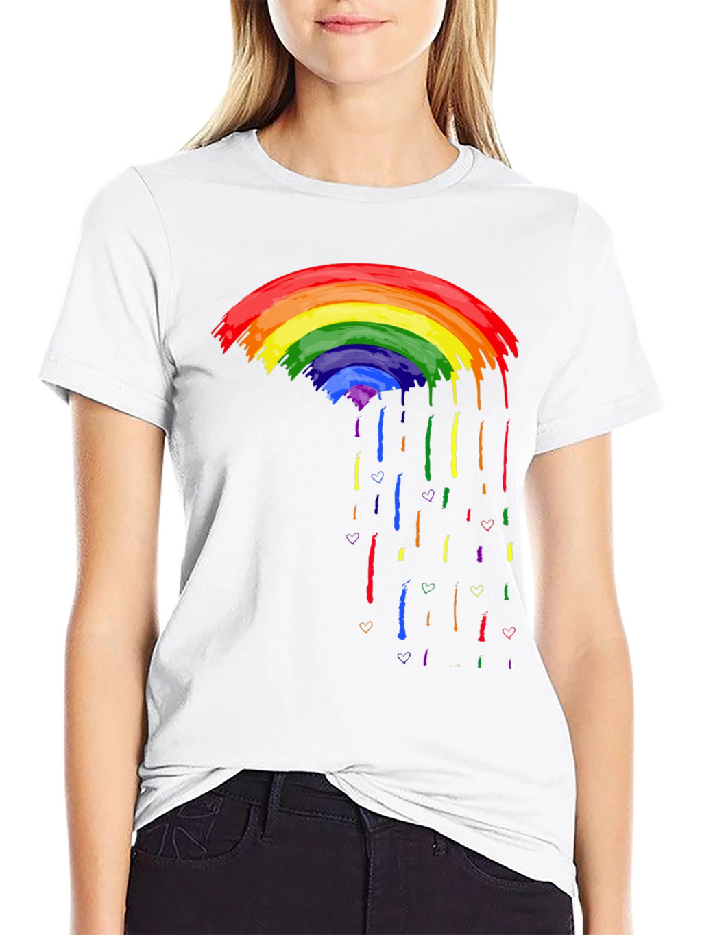 Rainbow Drip T-Shirt: Pride Style