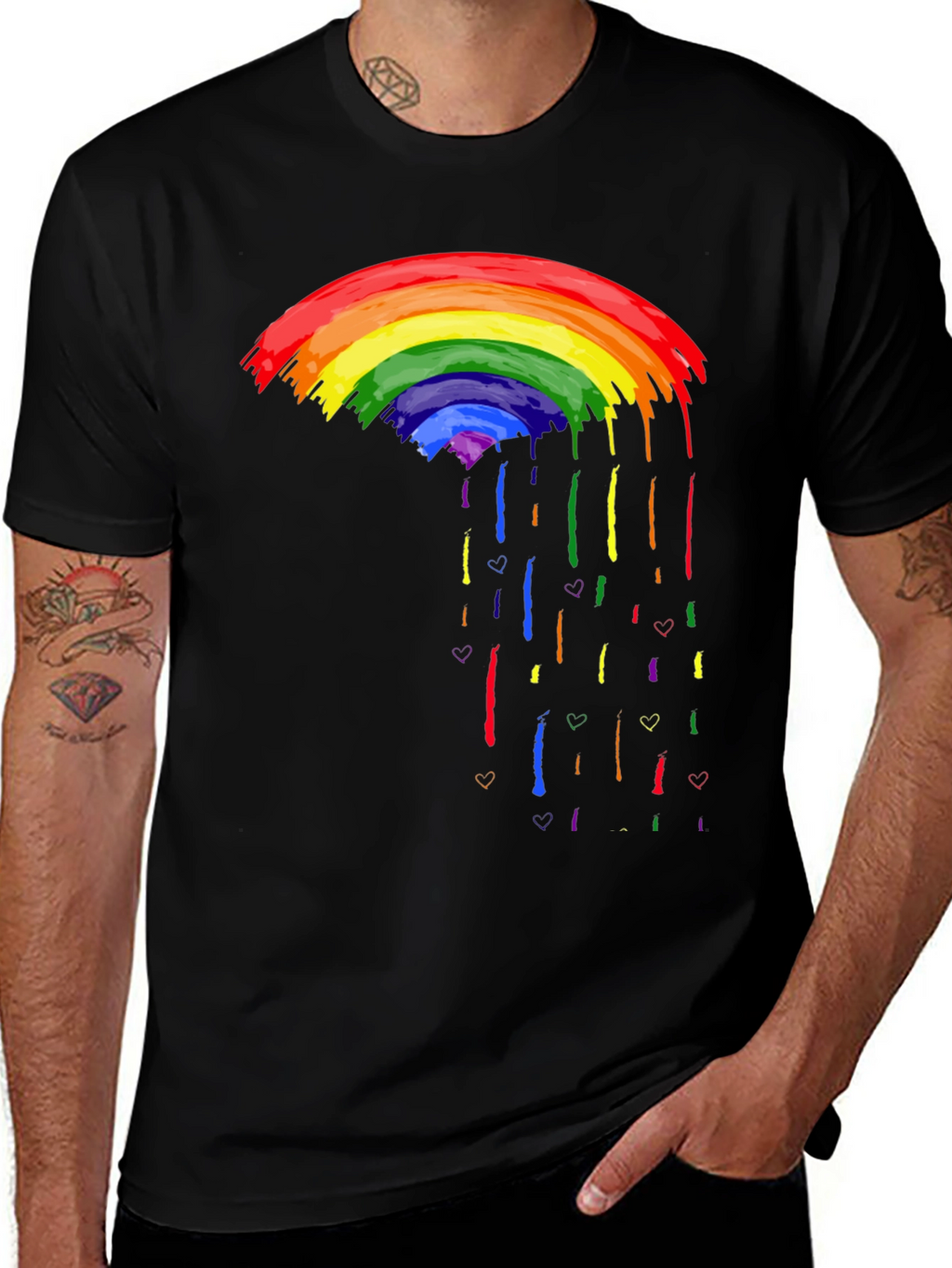Rainbow Drip T-Shirt: Pride Style