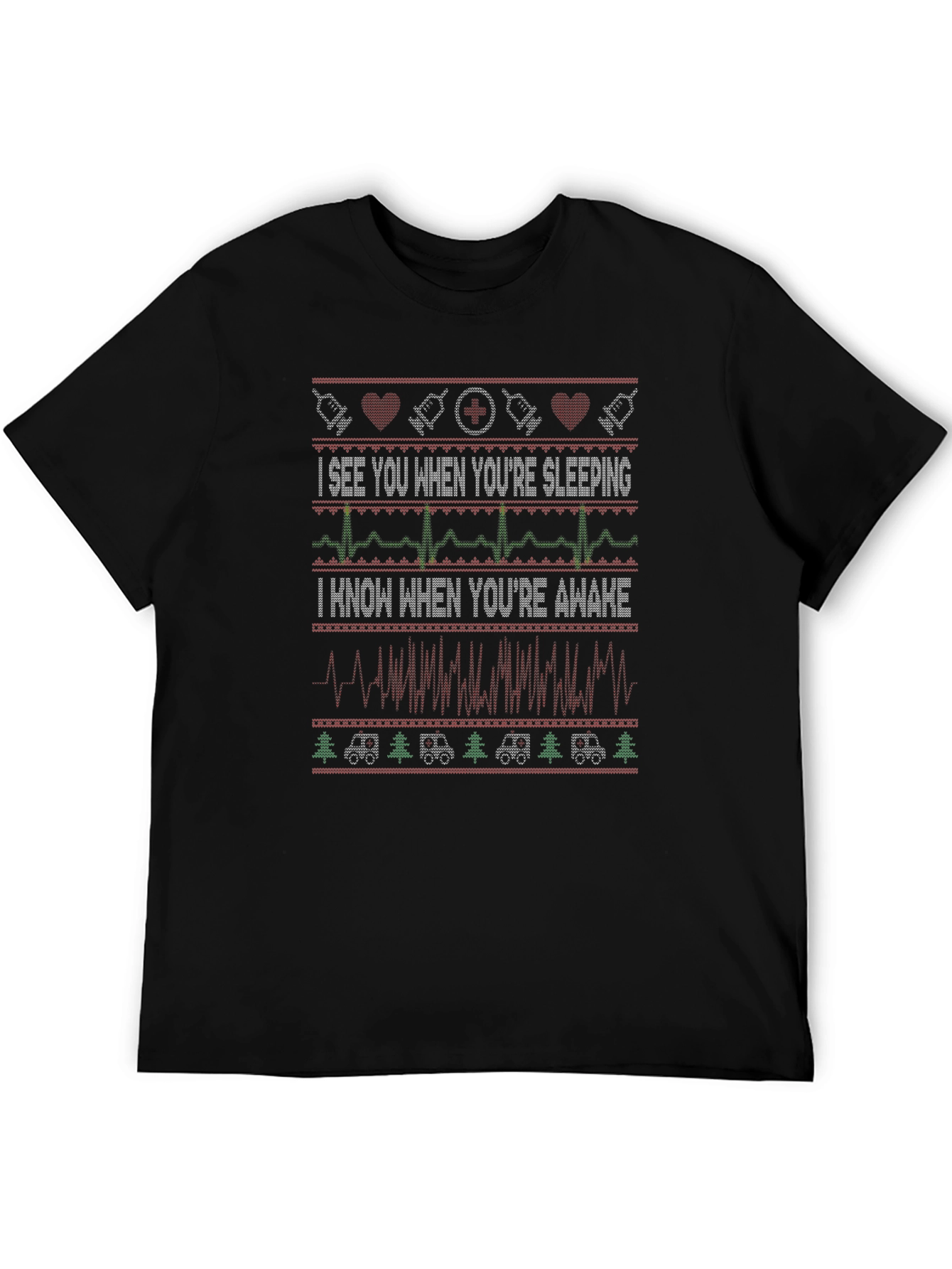 Nurse Ugly Christmas Sweater T-Shirt