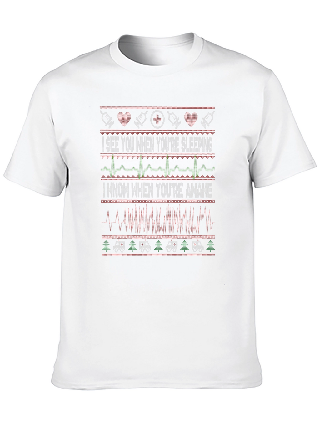 Nurse Ugly Christmas Sweater T-Shirt