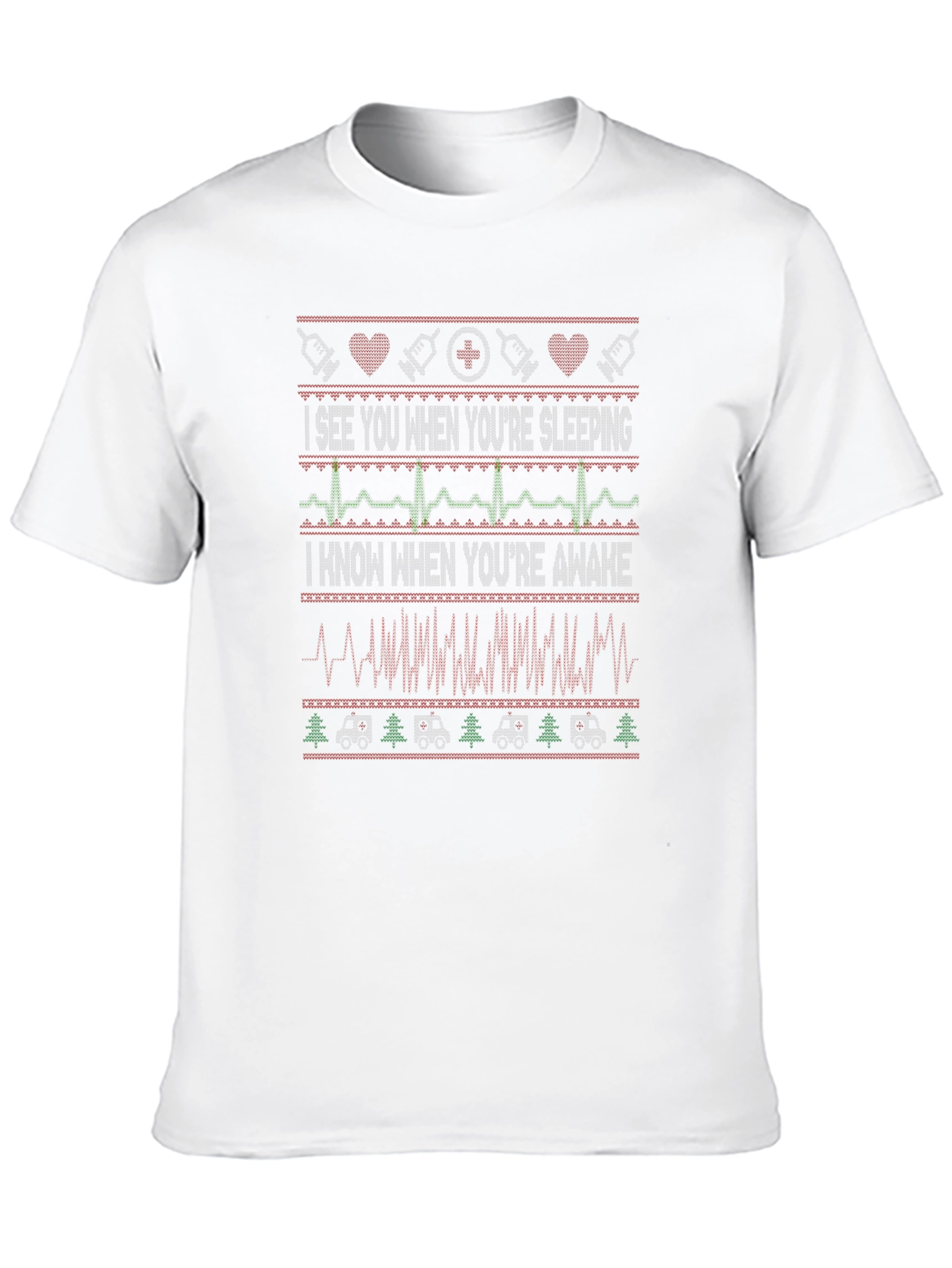 Nurse Ugly Christmas Sweater T-Shirt