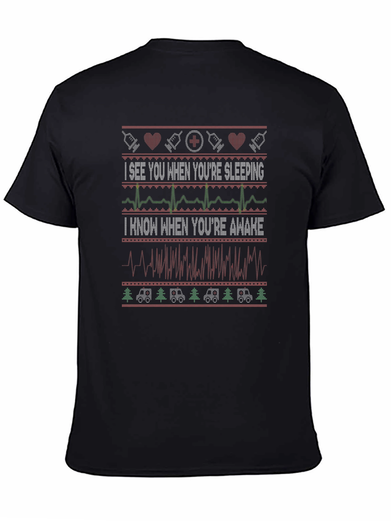 Nurse Ugly Christmas Sweater T-Shirt
