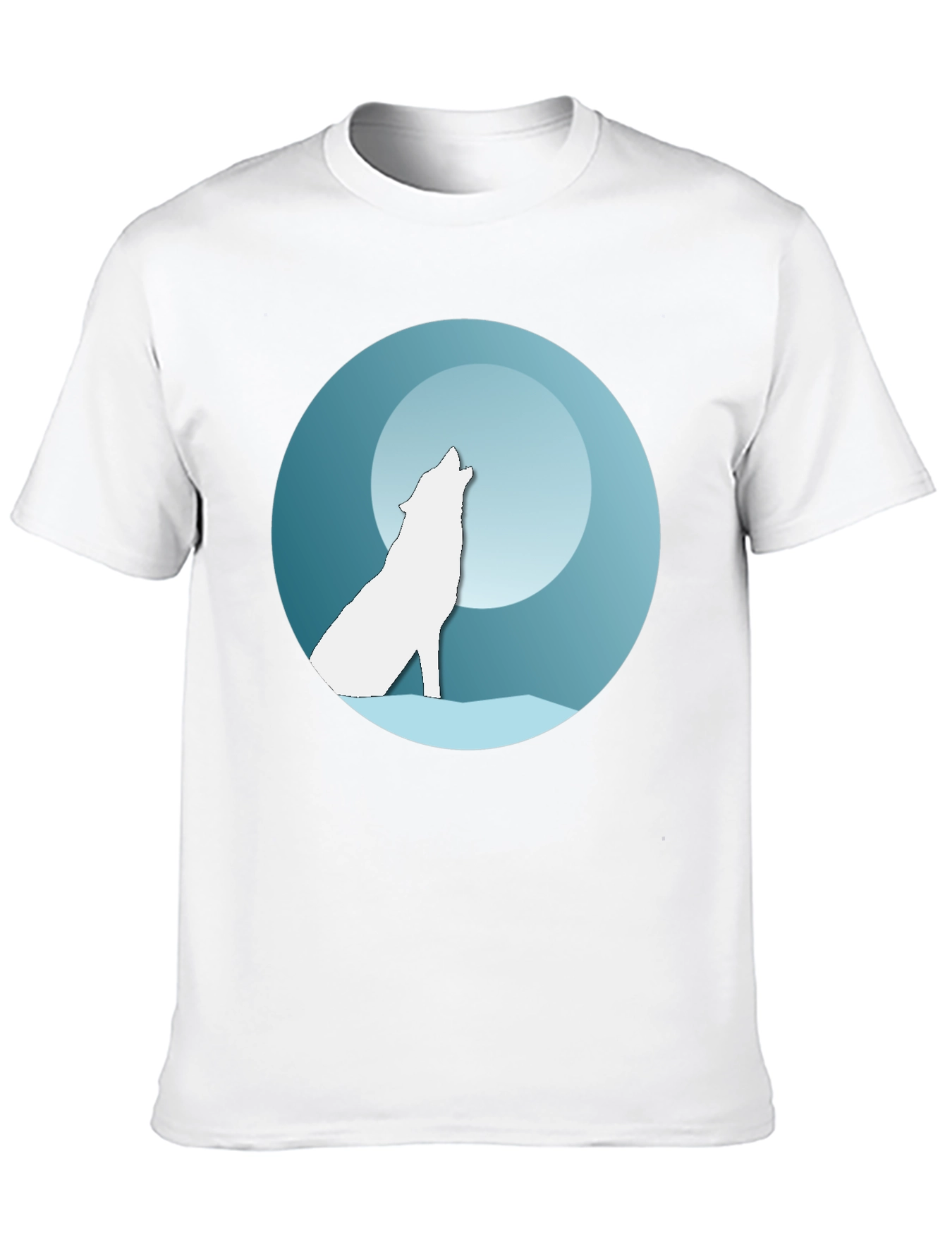 Wolf Moon Graphic Tee - Black T-Shirt