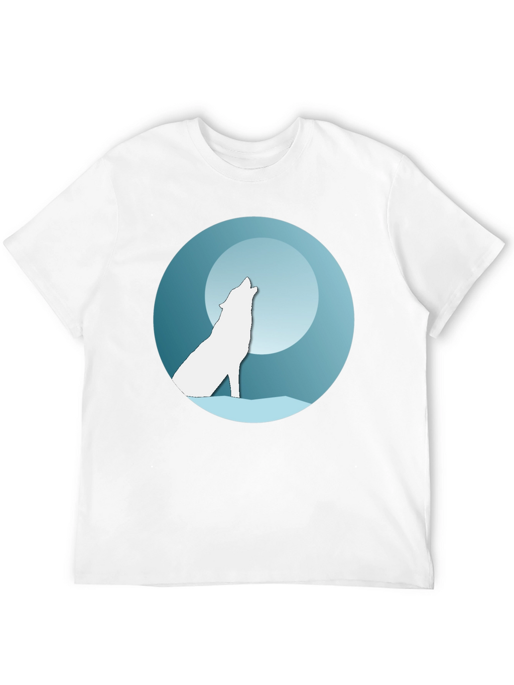 Wolf Moon Graphic Tee - Black T-Shirt