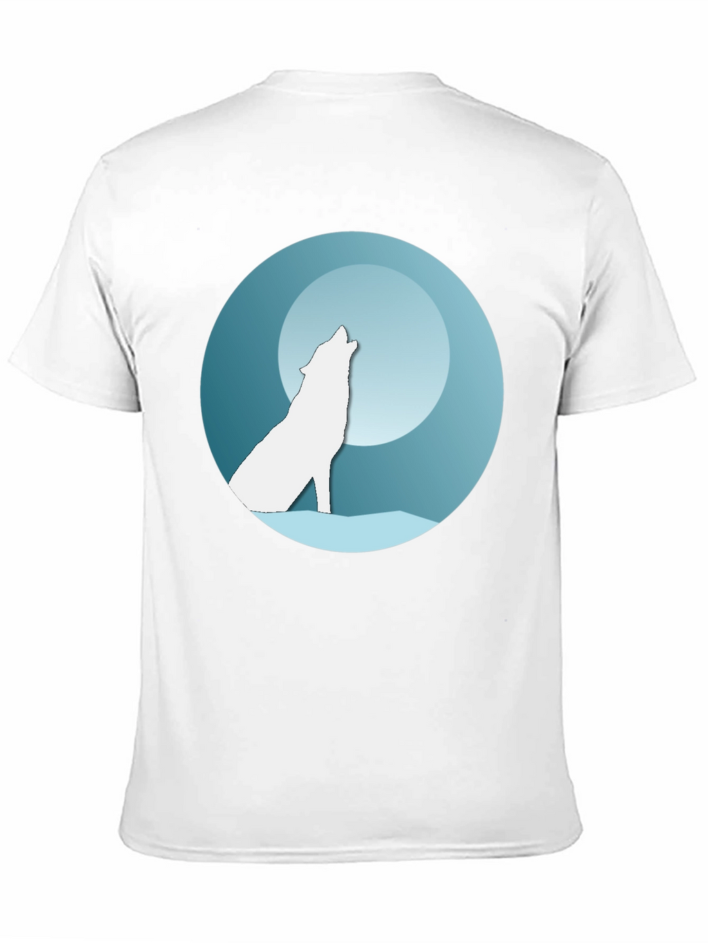 Wolf Moon Graphic Tee - Black T-Shirt