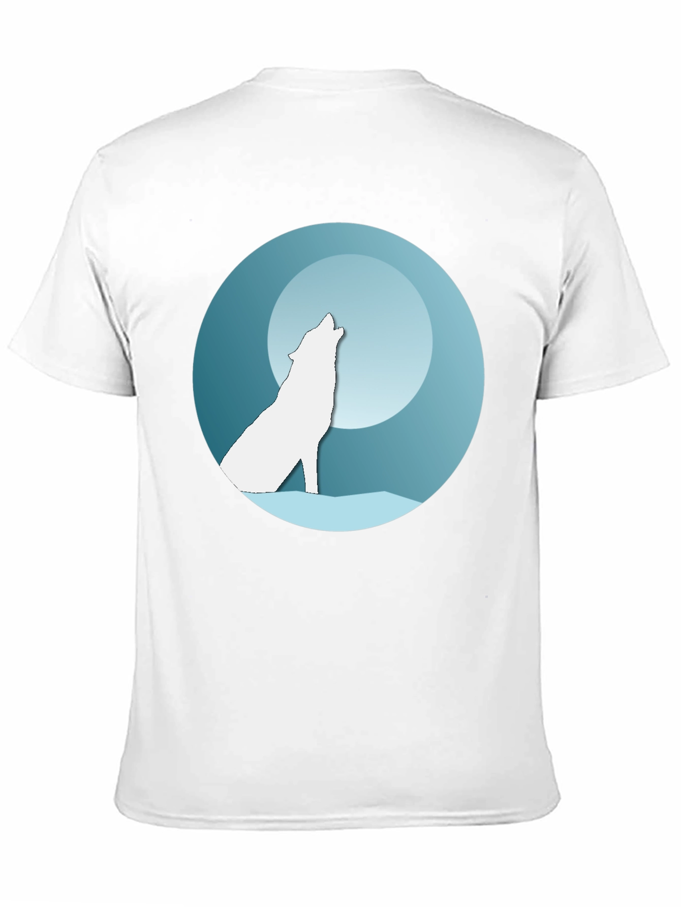 Wolf Moon Graphic Tee - Black T-Shirt