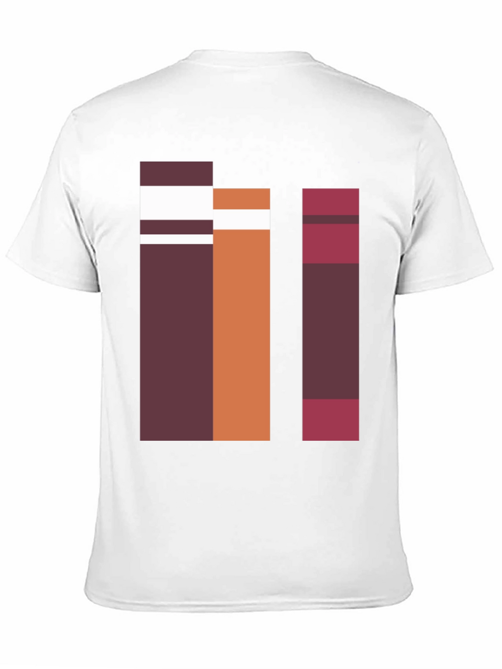 Abstract Block Graphic Tee - Casual Style