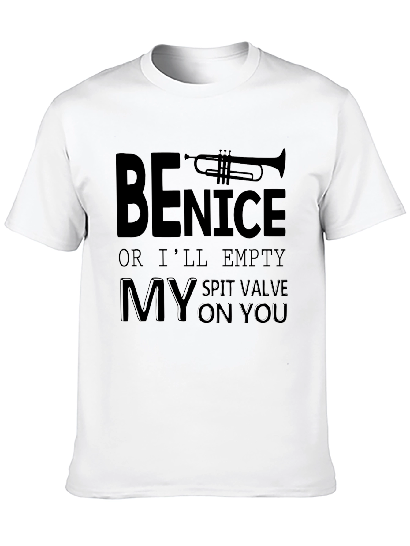 Be Nice Trumpet Graphic Tee