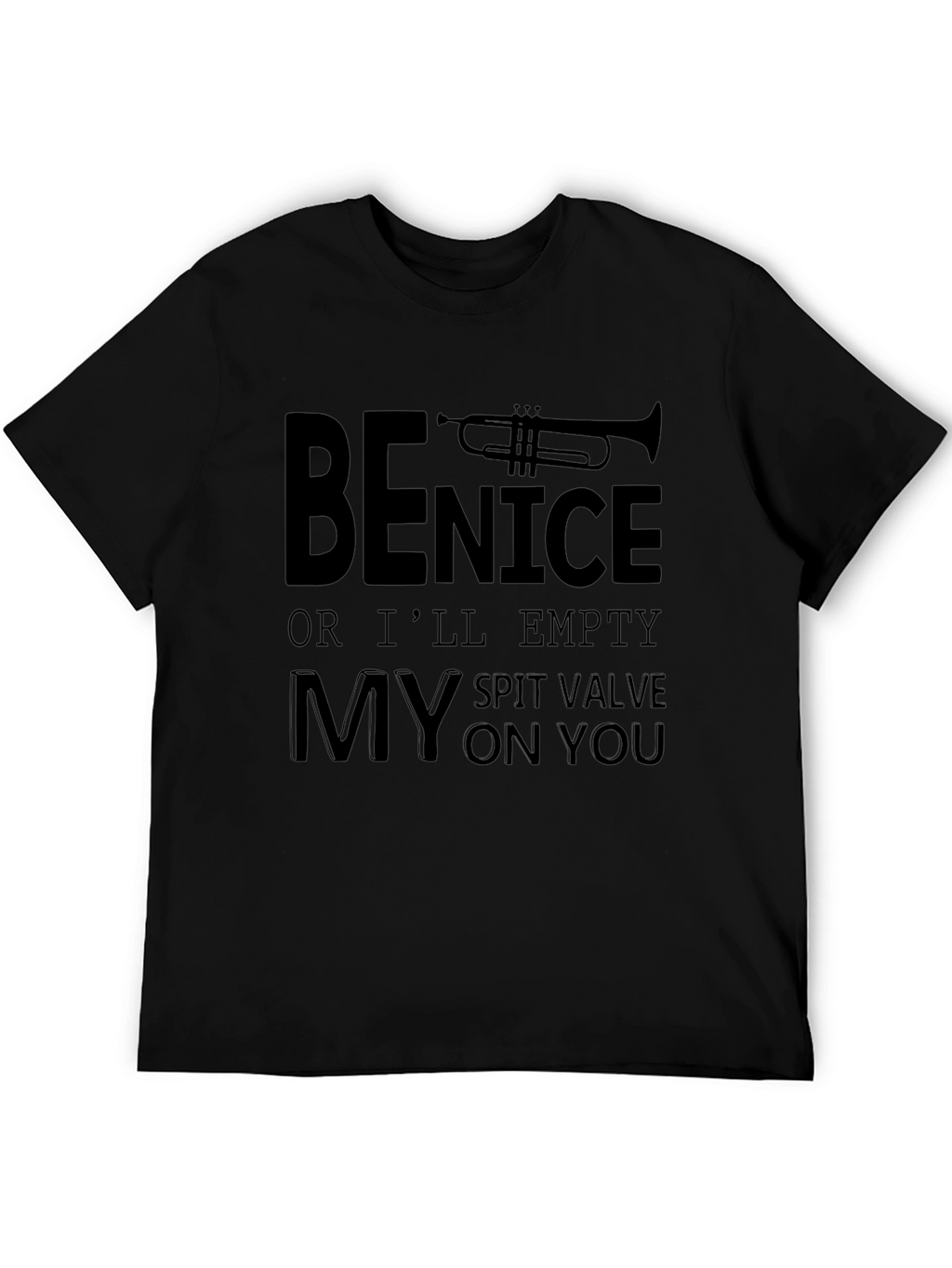 Be Nice Trumpet Graphic Tee