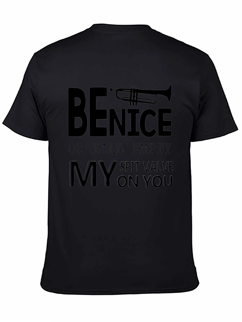 Be Nice Trumpet Graphic Tee