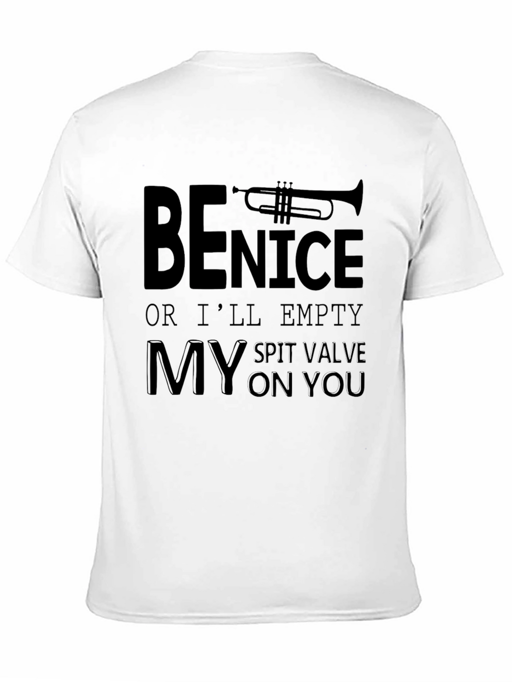 Be Nice Trumpet Graphic Tee