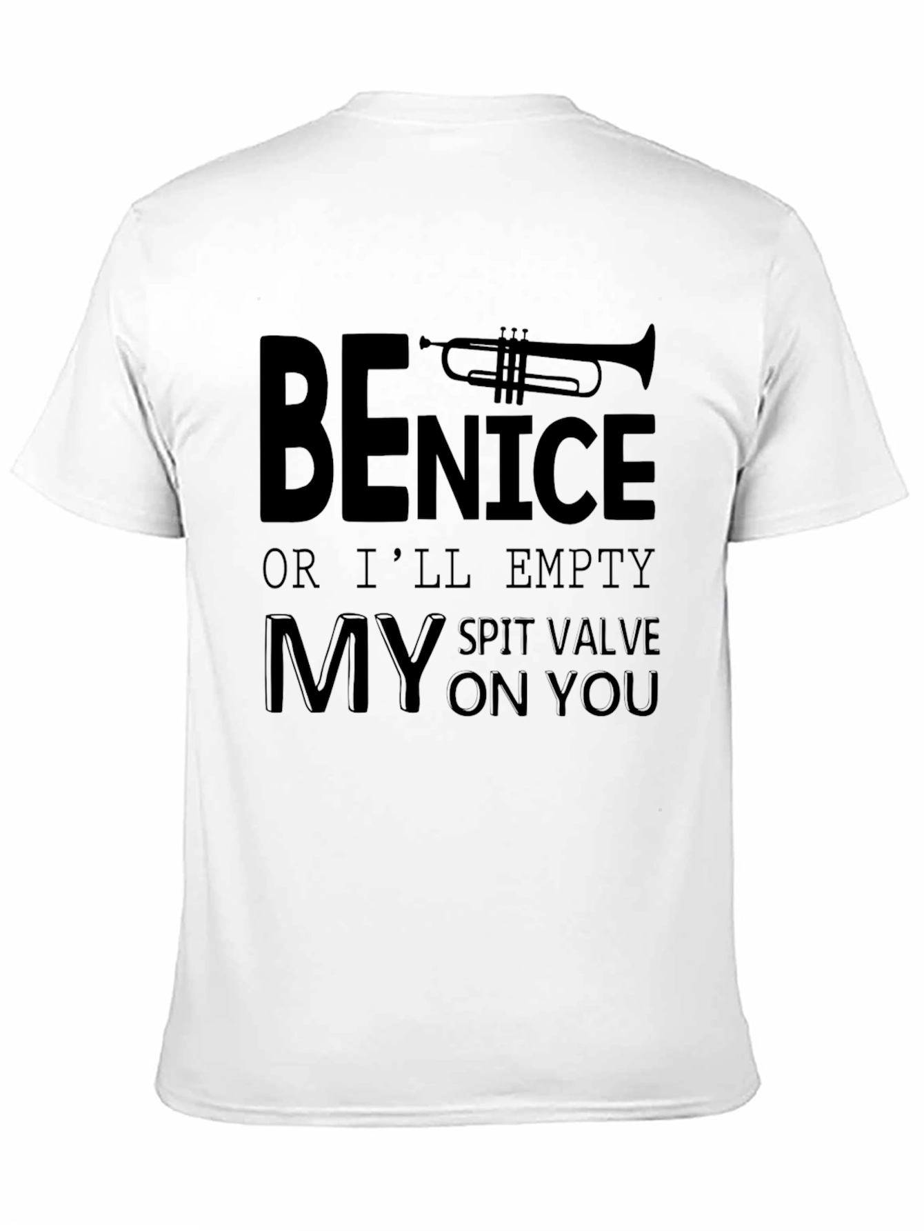 Be Nice Trumpet Graphic Tee