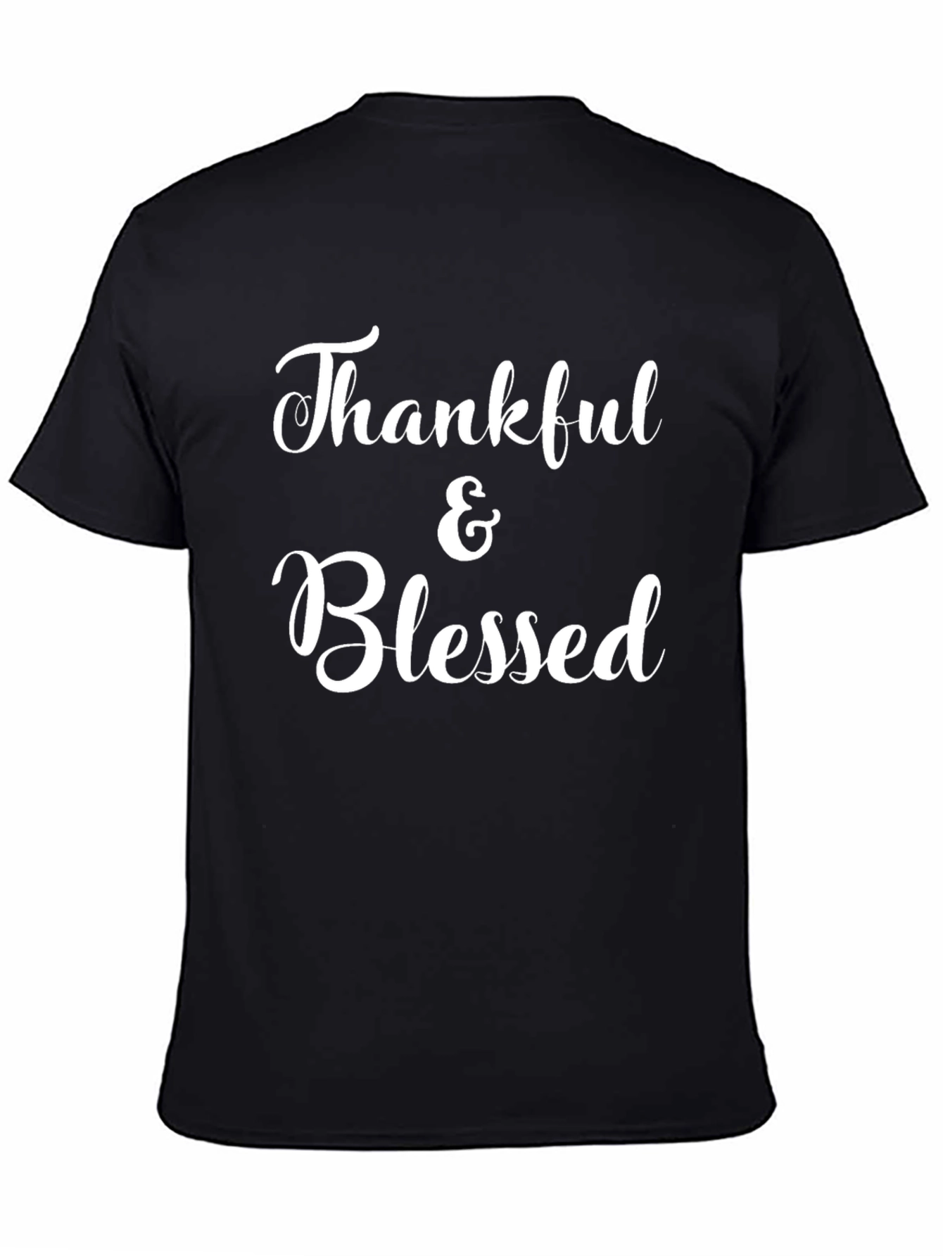 Thankful & Blessed Graphic T-Shirt