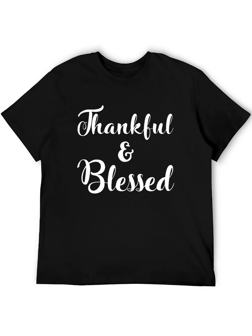 Thankful & Blessed Graphic T-Shirt