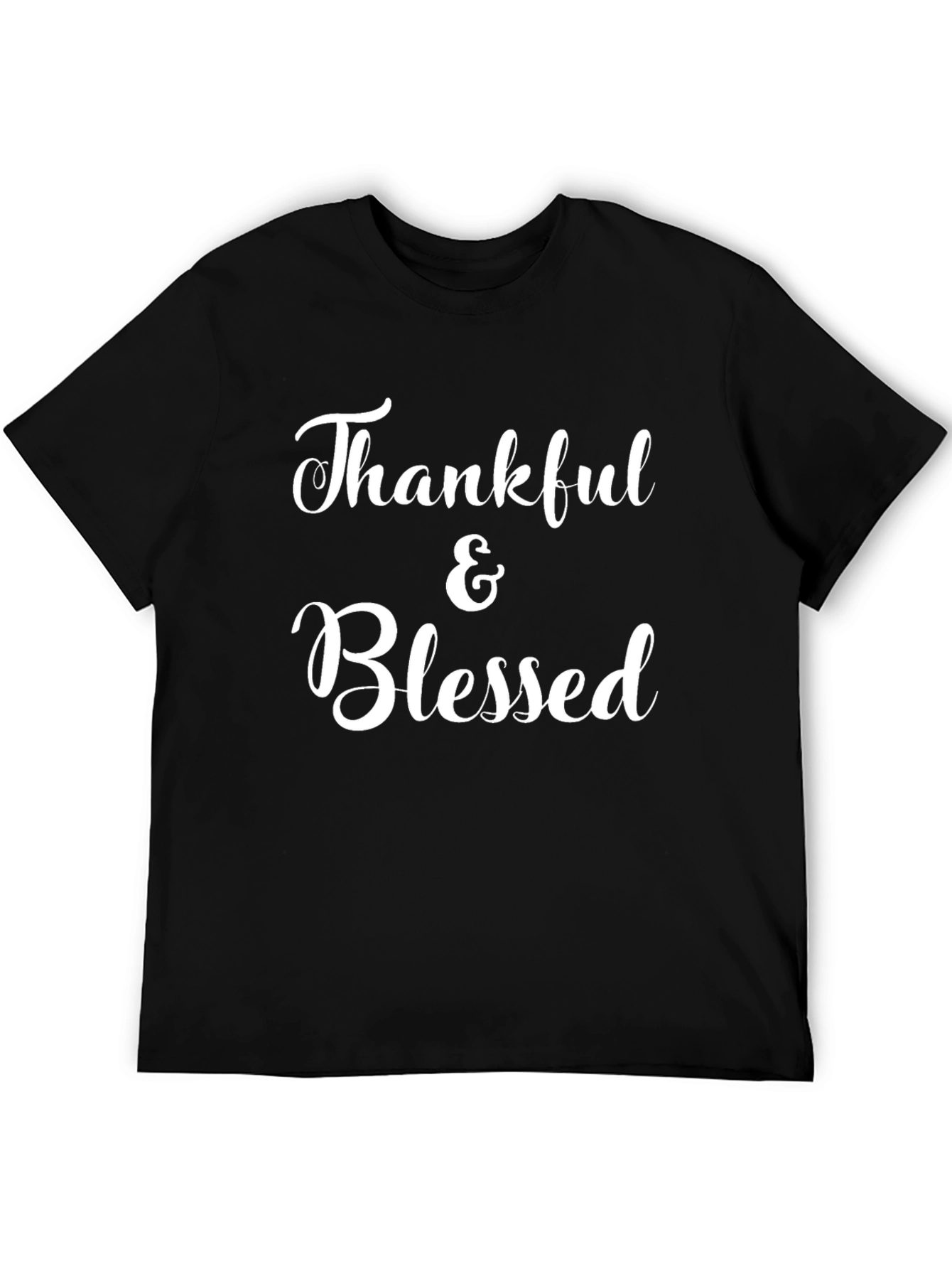 Thankful & Blessed Graphic T-Shirt