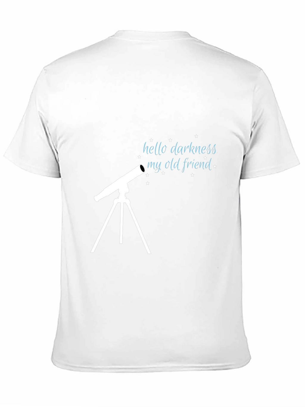 Hello Darkness My Old Friend Telescope Graphic T-Shirt