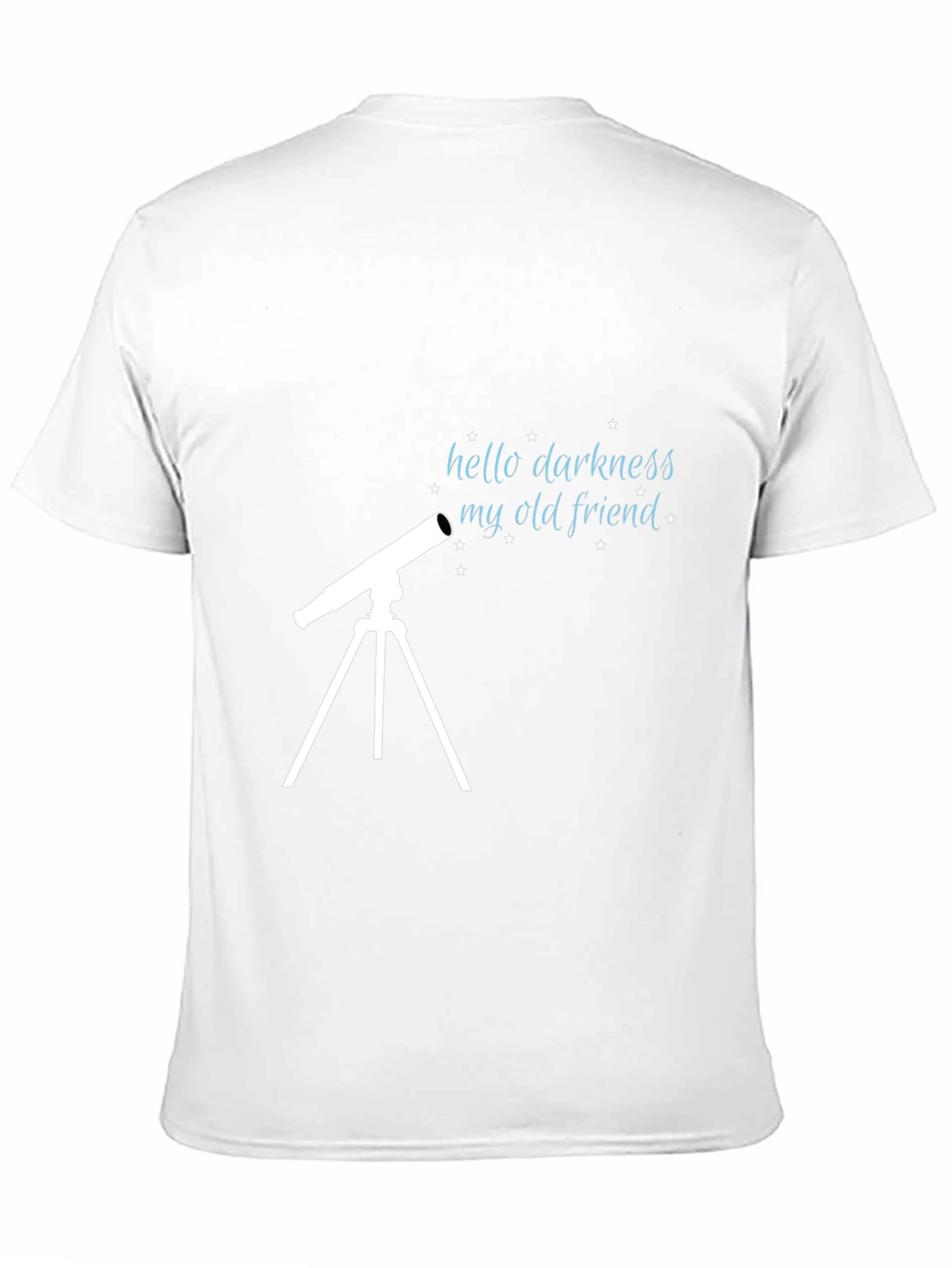 Hello Darkness My Old Friend Telescope Graphic T-Shirt