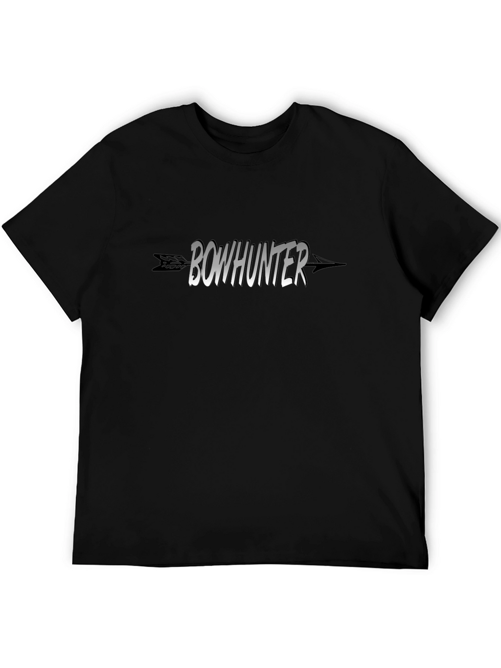 Bowhunter Arrow T-Shirt - Black Graphic Tee
