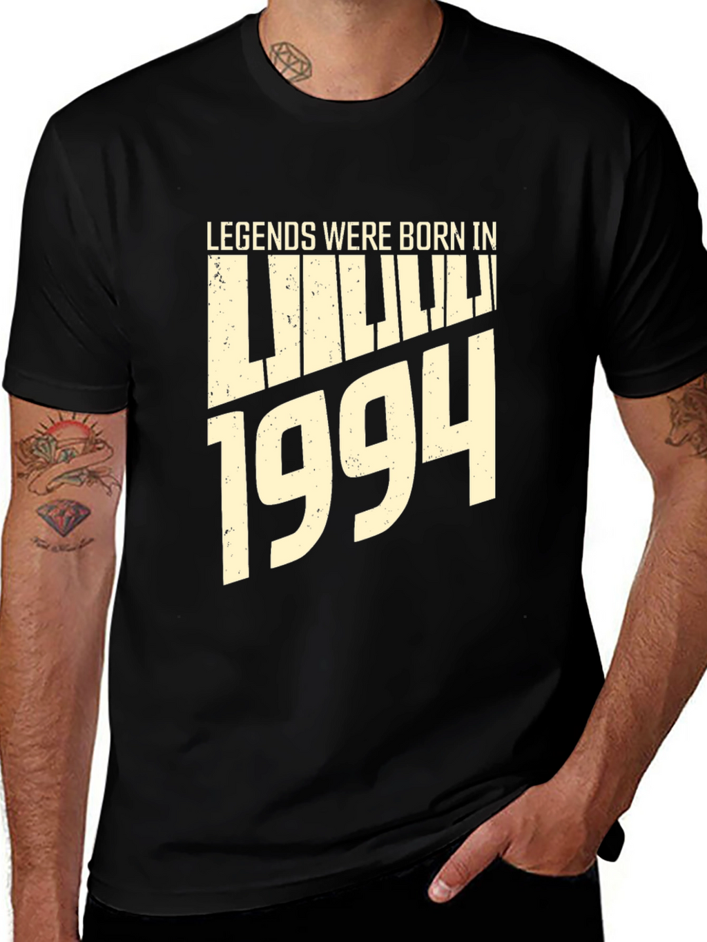 Legends Born in 1994 Piano Black Tee