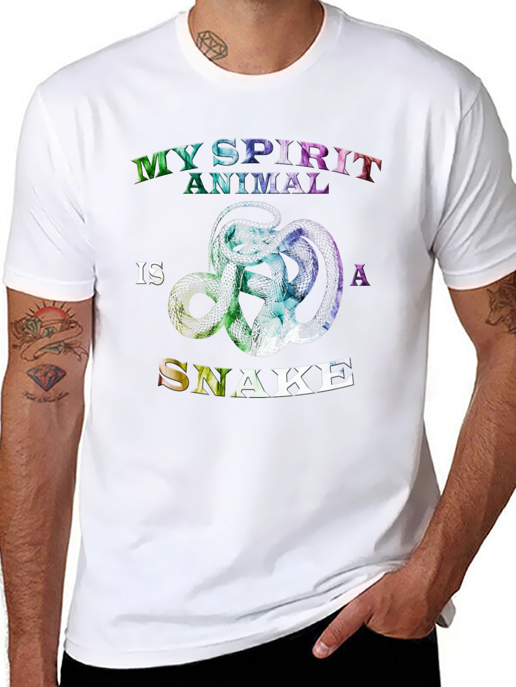 My Spirit Animal Snake Graphic T-Shirt
