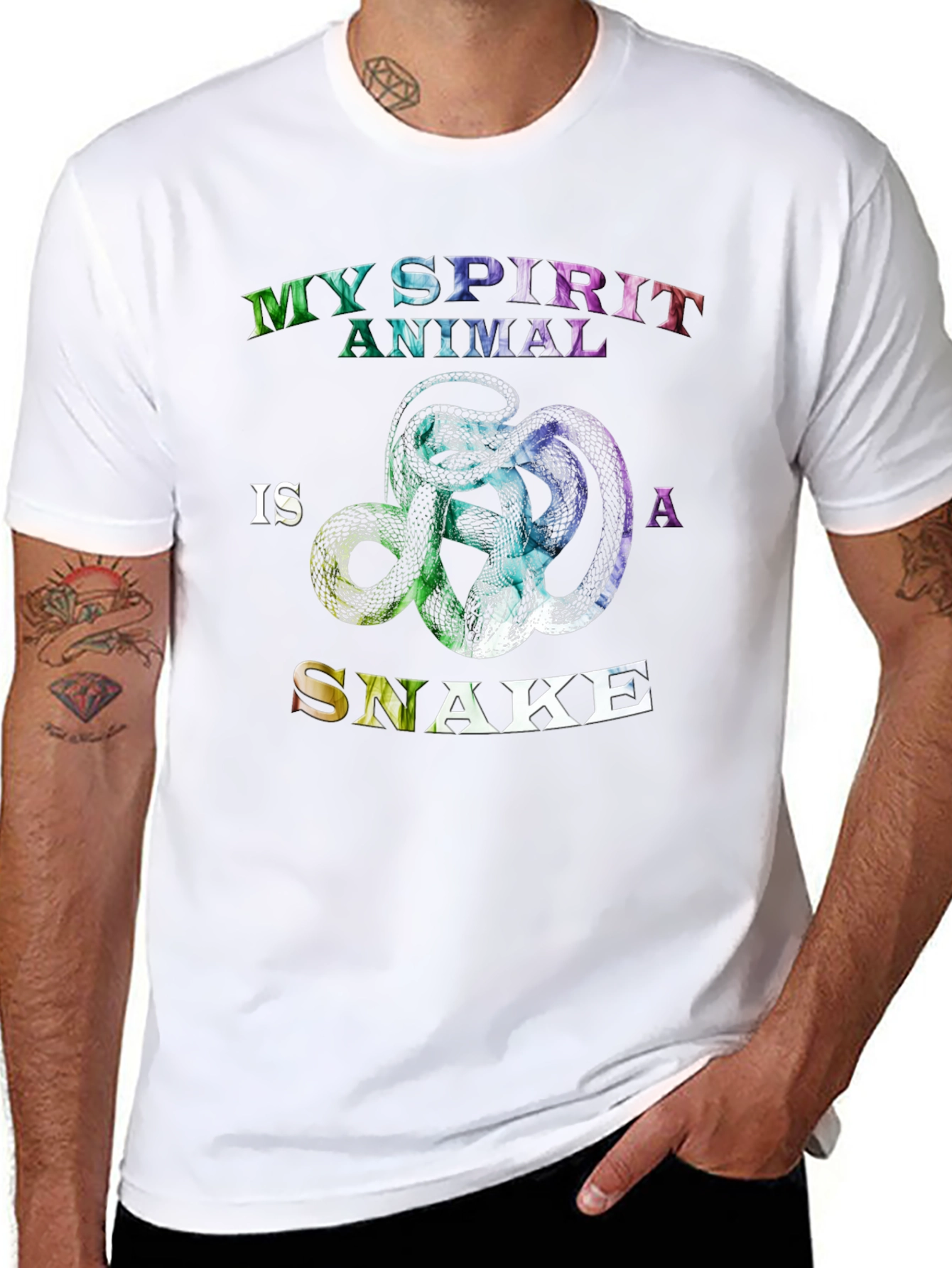 My Spirit Animal Snake Graphic T-Shirt