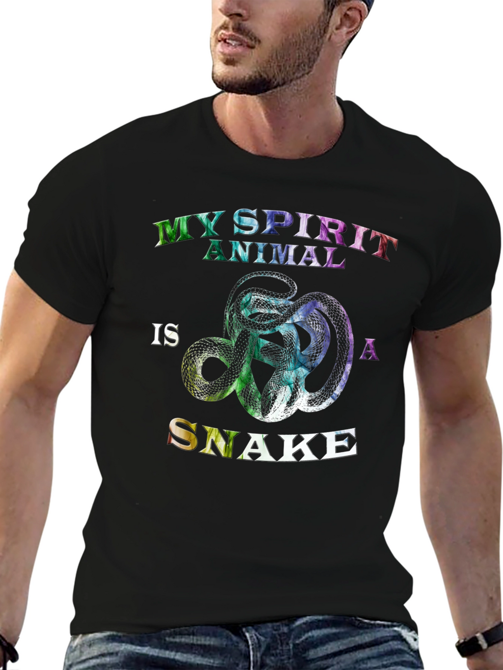My Spirit Animal Snake Graphic T-Shirt
