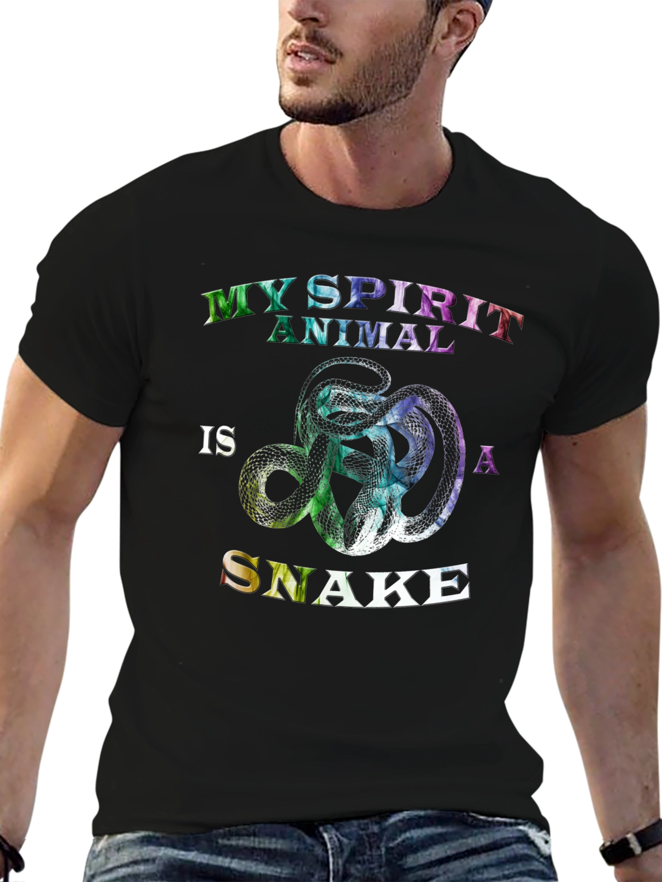 My Spirit Animal Snake Graphic T-Shirt