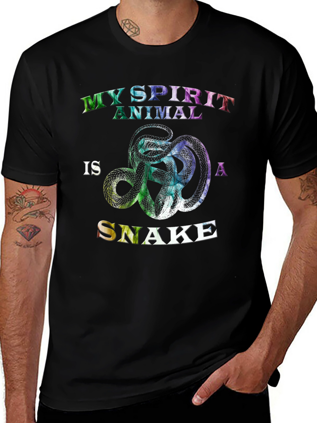 My Spirit Animal Snake Graphic T-Shirt