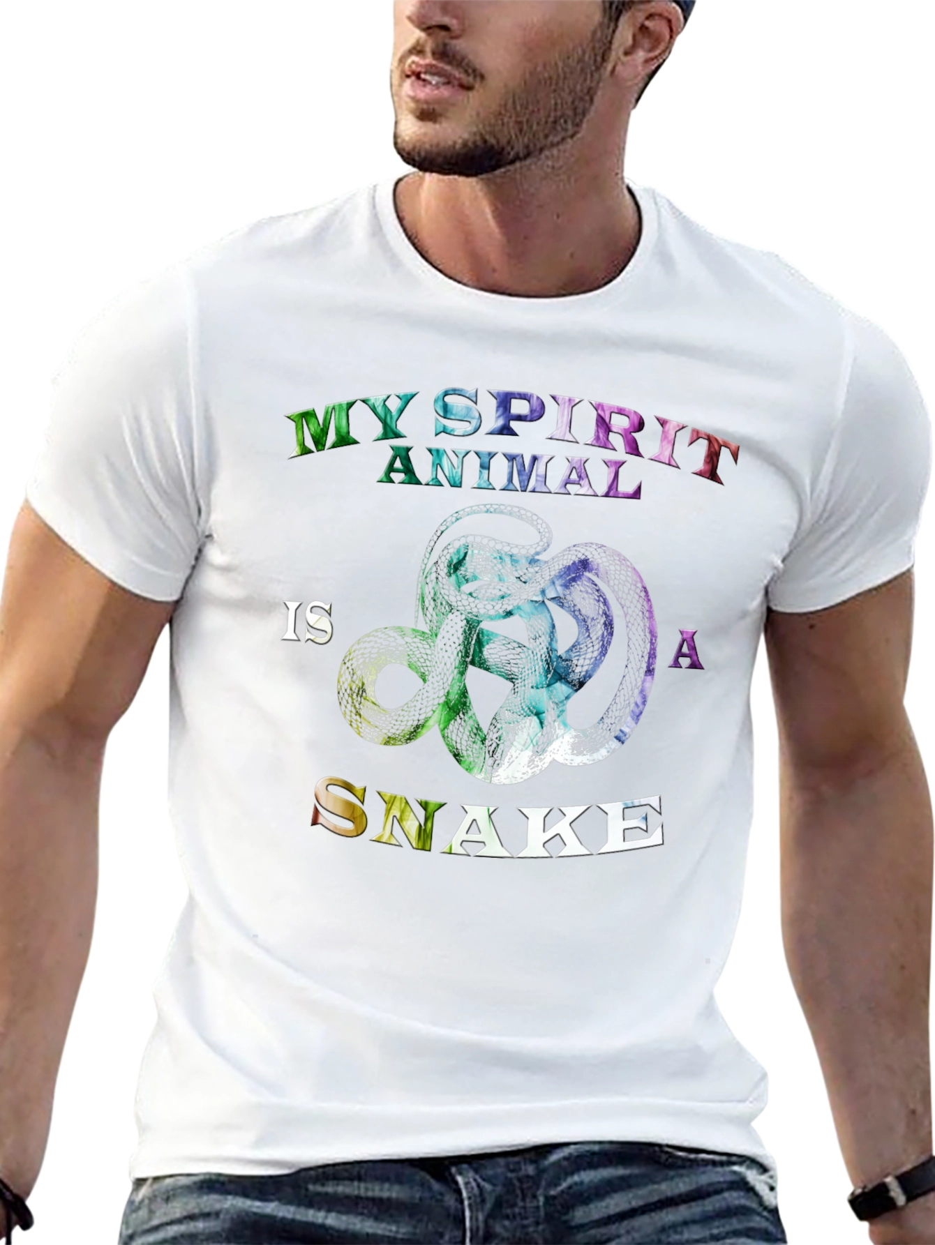 My Spirit Animal Snake Graphic T-Shirt