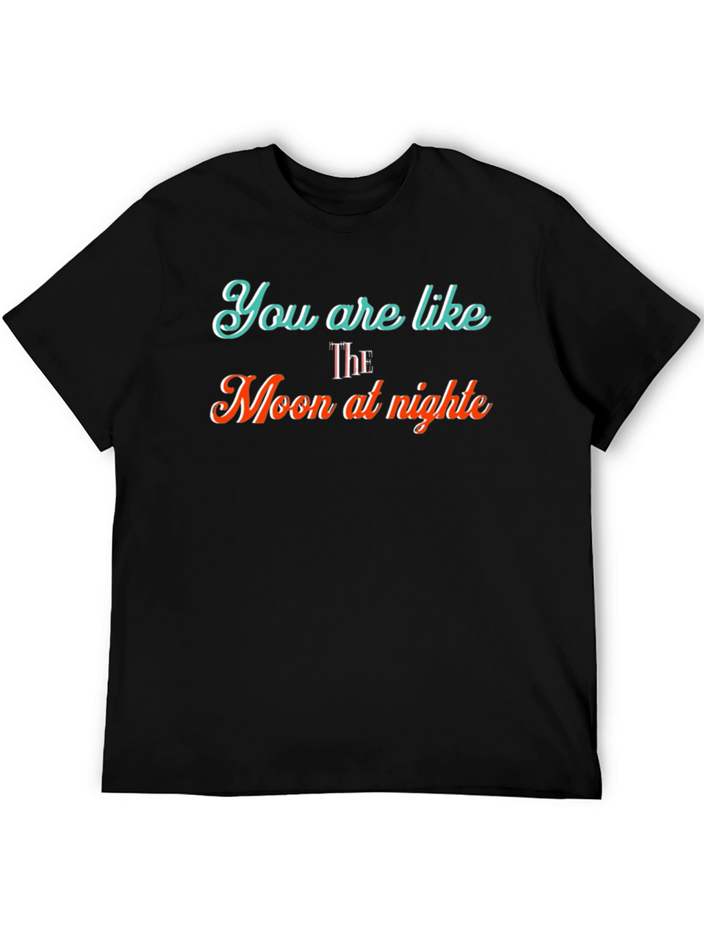 Moon at Night Graphic Tee - Soft & Stylish