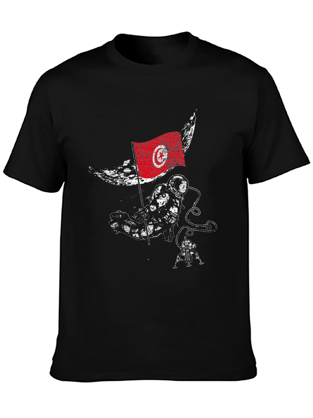 Tunisian Astronaut T-Shirt - Moon Landing Souvenir