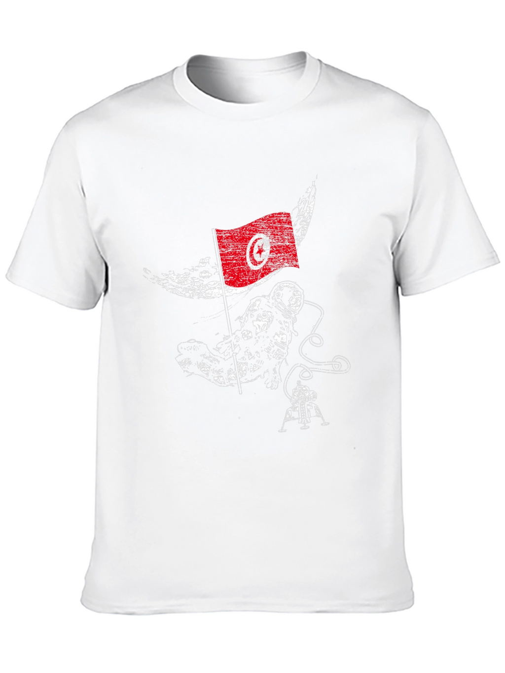 Tunisian Astronaut T-Shirt - Moon Landing Souvenir
