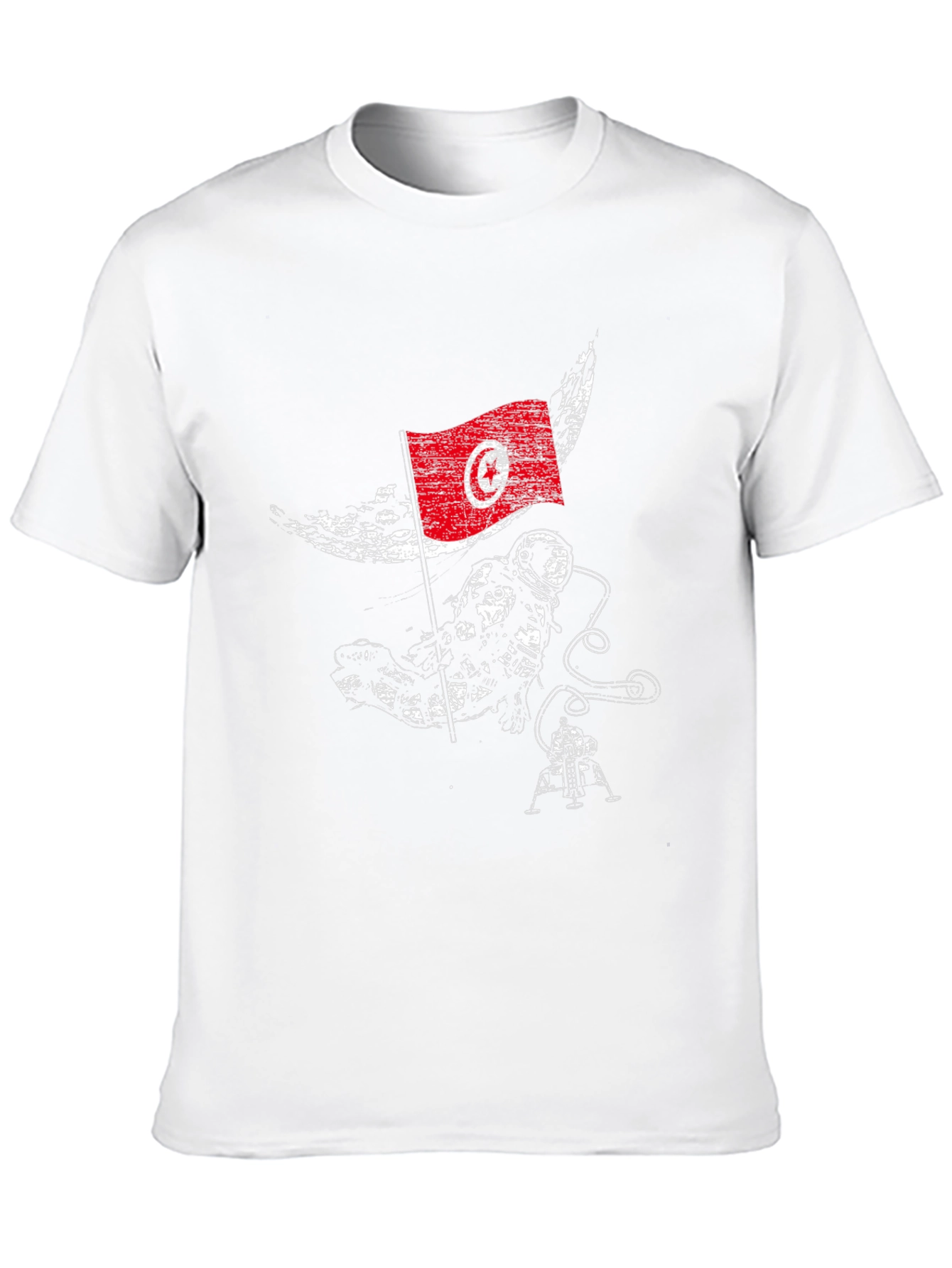 Tunisian Astronaut T-Shirt - Moon Landing Souvenir
